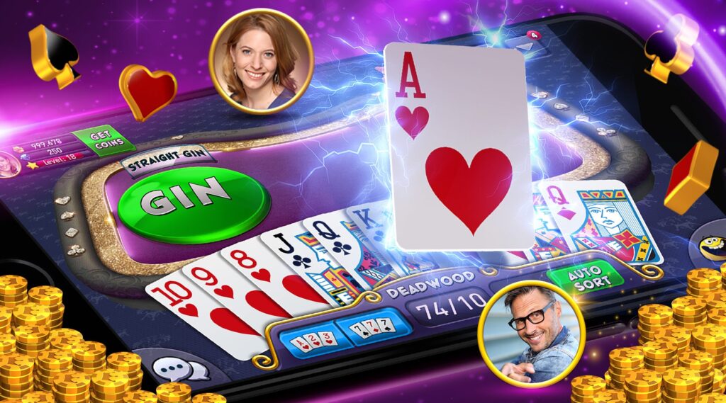 Enlisting five differences between cash rummy and gin rummy